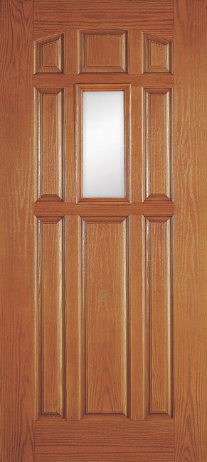 Entry Doors Woodgrain Doors 8Panelcenterlite