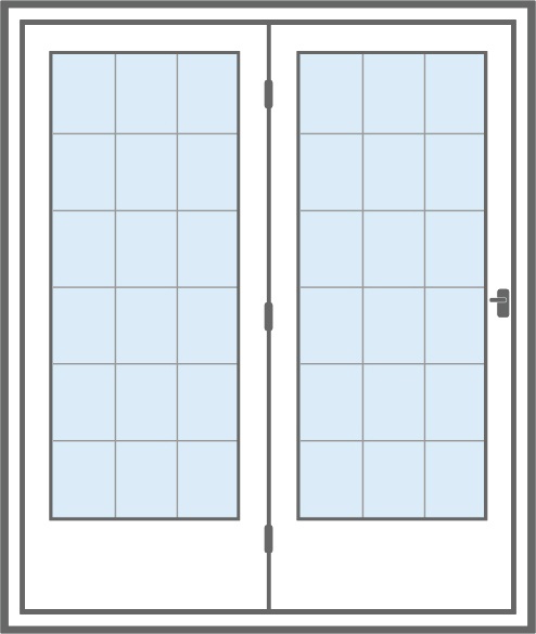 Patio Doors Hinged Hinged Patio Doors Grid Options Hinged Colonial